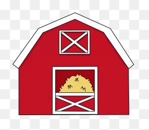 Barn With Hay Clip Art - Barn With Hay Image