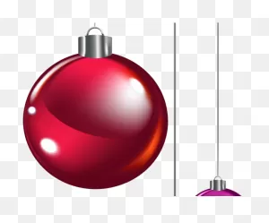 Christmas Ball Clipart Sphere - Hanging Ornament No Background ClipartFlare.com 