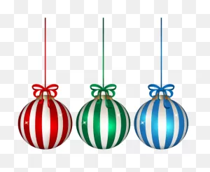 Christmas Hanging Ornament Set Clip Art Image | Hanging Ornaments ClipartFlare.com 