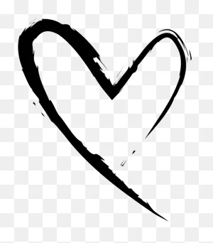 Hand Drawn Heart - Heart Clipart - Large Size Png Image - ClipartFlare