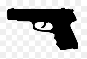 Firearm Pistol Handgun Silhouette - Handgun Silhouette Png Clipart ClipartFlare.com 