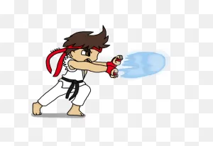 Ryu- Hadouken! By Kitkatcartoonist On 