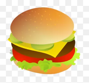 Fast Food Hamburger Food Cheeseburger Clipart - Fast Food Clipart ClipartFlare.com 