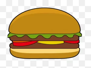 Hamburgers Clipart Easy - Hamburger Clipart | Full Size Png ClipartFlare.com 