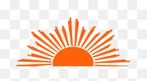 Half Sun With Rays Sun Clip Art Background Logo Png Image ClipartFlare.com 