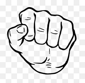 Fist Handcuffs Drawing With Hands - ClipartFlare