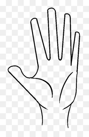 How To Draw A Hand Really Easy Drawing Tutorial - Drawing Pic Of ClipartFlare.com 