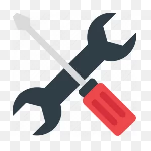 Hardware Tools, Screwdriver, Spanner, Work Tools, Wrench Icon Icon ClipartFlare.com 