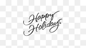 Happy Holidays Wall Decal, Vinyl Art Stickers | Merry Christmas ClipartFlare.com 