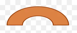 Orange Half Circle Clipart. Free Download Transparent .png | ClipartFlare