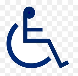 Handicap Parking Symbol, Outdoor Reflective Aluminum