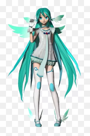 Hatsune Miku Project Diva Clipart - Miku Hatsune Angel Costume ClipartFlare.com 