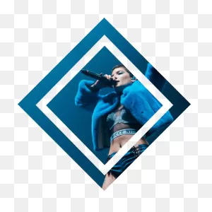 Halsey #halseyblue #blue #halseyoverlay #freetoedit - Poster ClipartFlare.com 