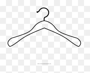 Download Hd Hanger Clipart Black And White - Hanger Clip Art ClipartFlare.com 