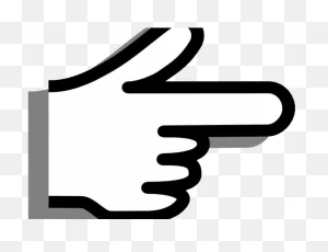 Hand Pointing Cartoon Png Clipart - Full Size Clipart (#5358341 ClipartFlare.com 