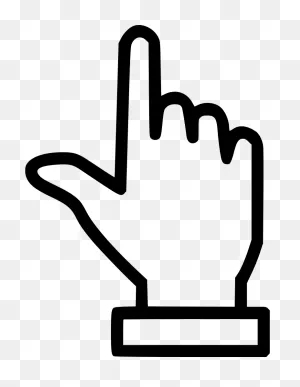 Hand Finger Pointing Up PNG-WebP Png Icon Free Download (#484176 ClipartFlare.com 