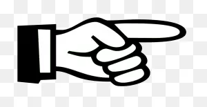 Link To Your Imagination Challenge Prompts - Pointing Hand Clip ClipartFlare.com 