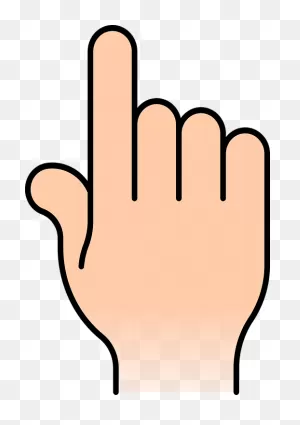 Pointer Pointing Index Finger - Free Vector Graphic On ClipartFlare