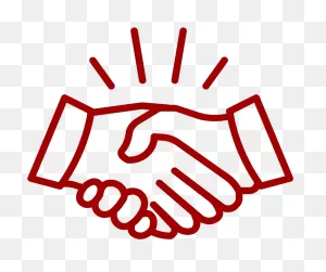 Handshake Icon - White Hands Shaking Icon Clipart - Full Size ClipartFlare.com 