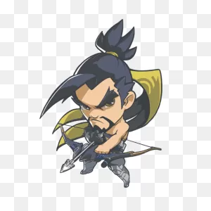 Hanzo_X.png (512×512) | Overwatch Hanzo, Chibi Overwatch, Overwatch