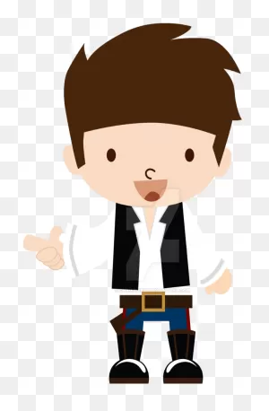 Star Wars Han Solo Clipart - (1024X1280) Png Clipart Download
