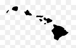 Transparent Island Silhouette Png - Hawaii Map Clipart - Full Size ClipartFlare.com 