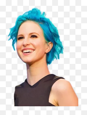 Hayley Williams Clipart Transparent - Hayley Williams Blue Hair ClipartFlare.com 
