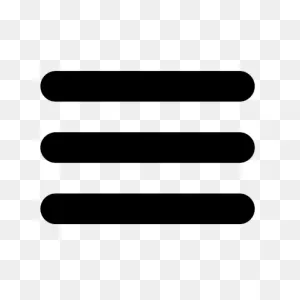 Hamburger Menu Icon Transparent Png - Stickpng