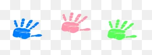 Download Hd Hand Prints Hi Black Handprint - Clipart Hand Prints ClipartFlare.com 