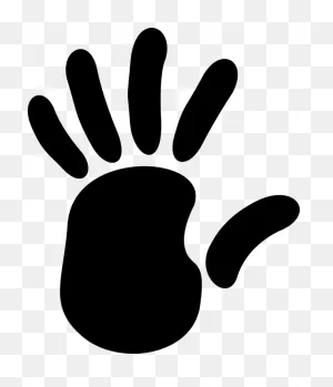 Handprint Fingers Palm - Free Vector Graphic On ClipartFlare
