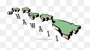 Hawaii State Map Royalty Free Vector Clip Art Illustration ClipartFlare.com 