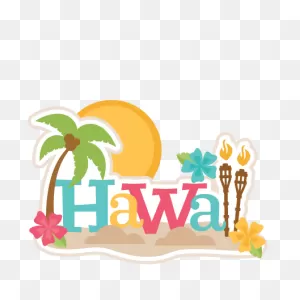 Hawaii Clipart Scrapbook - Hawaiian Vacation Clipart - (432X432 ClipartFlare.com 