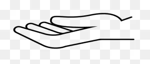 Download Hd This Icon Represents A Single Hand Reaching Out ClipartFlare.com 