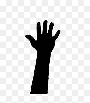 Silhouette Clip Art - Hands Raised Png Download - 700*800 - Free ClipartFlare.com 