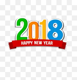 2018 Happy New Year Png Message - 32028 - ClipartFlare