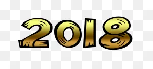 2018 Happy New Year Png Clipart | 