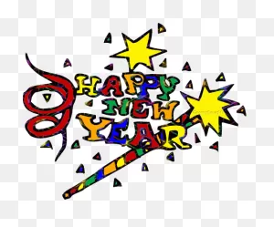 Happy New Year Colorful Animated Graphic For Sharing - Happy New ClipartFlare.com 