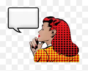 Comic Halftone Woman Pop Art - Free Image On ClipartFlare