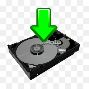 Arrow Pointing To Disk Drive Clip Art Image - Clipsafari