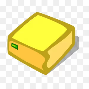 Vector Image Of Orange Hard Disk Drive Icon | Free PNG-WebP