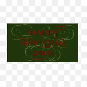 Happy New Year 2016 | Free PNG-WebP