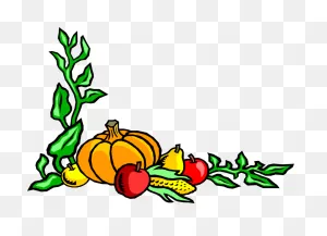 Harvest Corn Apples Vector - Thank You God For The Harvest Clipart ClipartFlare.com 