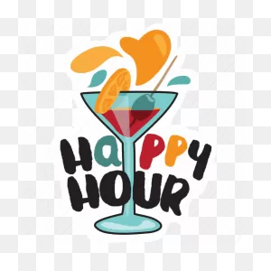 Bar, Café, Cocktail, Drink, Happy Hour, Restaurant, Sticker Icon ClipartFlare.com 