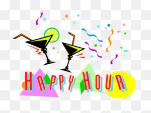 Cocktail Hour Cliparts - Happy Hour Clipart - Png Download - Full ClipartFlare.com 
