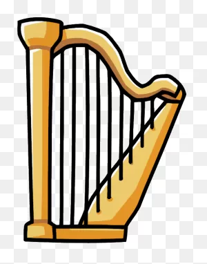 Harp | Scribblenauts Wiki | ClipartFlare