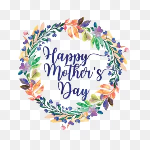 Happy Mothers Day Heart Transparent Png - Stickpng