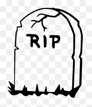 Rip Headstone Gravestones Decal Sticker – Decals Hut