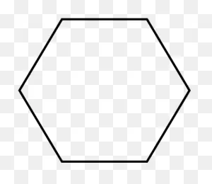 File - Regular Hexagon - PNG-WebP - Hexagon Clip Art Black And White ClipartFlare.com 