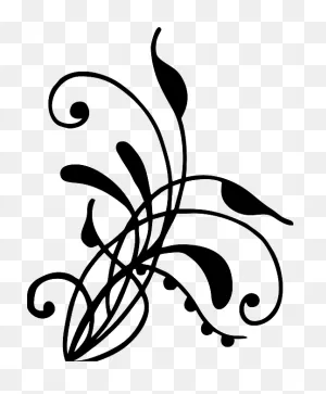 Henna Vines Swirl - Free Vector Graphic On ClipartFlare
