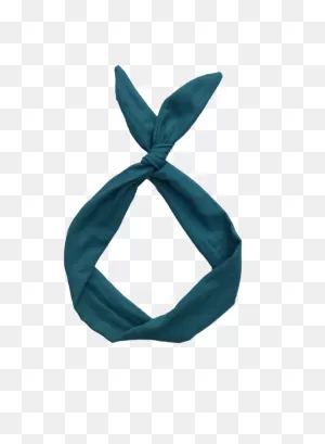 Byrd Headband - Teal Linen